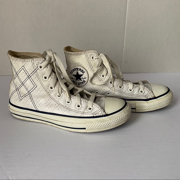 Converse Shoes Converse White Perforated Leather Converse Shoes Converse White Perforated Leather